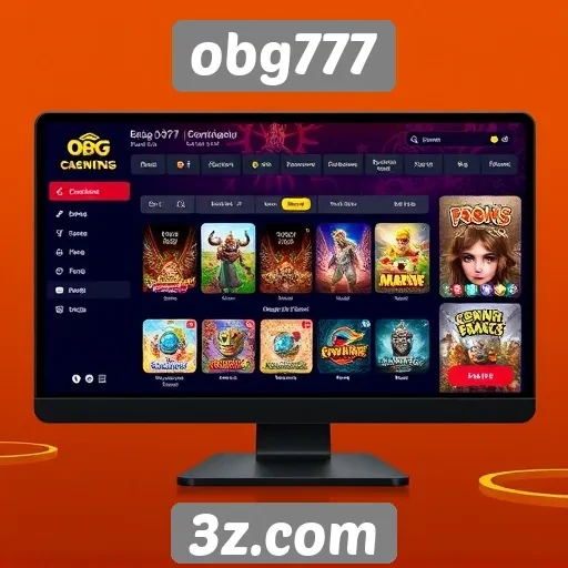 Interface do usuário do obg777 e experiência de jogo