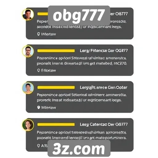 Feedback dos usuários sobre obg777